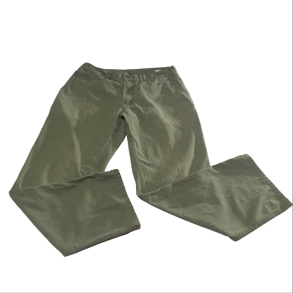 Patagonia Men's Green Khaki Flat Front Pants - Picture 10 of 10
